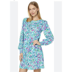 Lilly Pulitzer Women's Long Sleeve Floral Dress - XXS